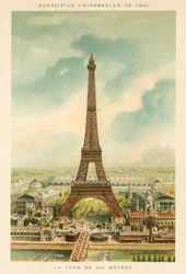Eiffelturm, Weltausstellung 1889, Paris